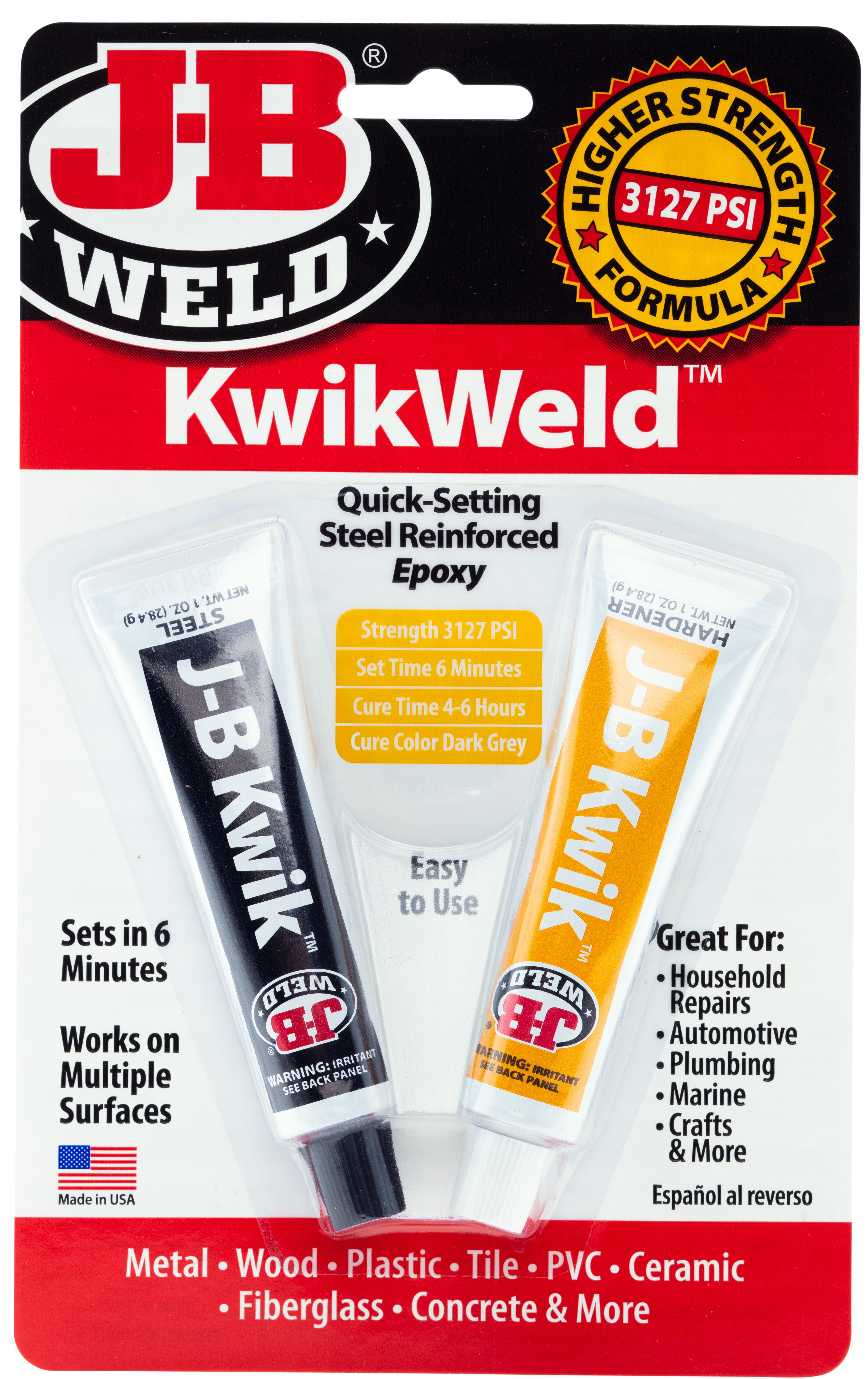 J-B Weld KwikWeld Steel Reinforced Epoxy