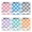Pastel Polka Dot, variant on BAZIC Paperboard Clipboard Standard Size Geometric Gold Low Profile Clip, 48-Pack