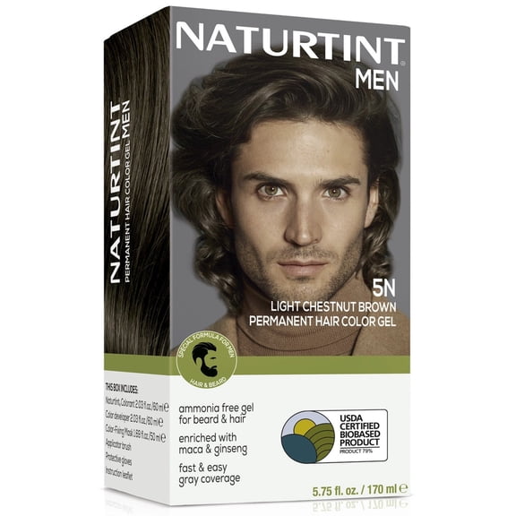 Naturtint 5N Light Chestnut Brown Men's Permanent Hair Color