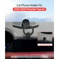 thumbnail image 2 of MaserWeller Car Phone Holder for Porsche Taycan 2019-2025 Accessories, 360° Rotation Phone Mount Compatible with MagSafe, Cell Phone Holder Does Not Affect Air Vent, 2 of 7