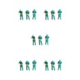 thumbnail image 3 of mmirethe Authentic 1 64 Figures Model Resin Accessories for Creative Play Landscape Style A 5Set, 3 of 6
