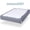 Gray, variant on Box Spring Cover Queen Size, Alternates for Bed Skirt, Smooth and Elastic Woven Material Wrap Around 4 Sides of The Box Spring, Wrinkle & Fading Resistant, Washable, Dustproof, Gray