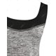 thumbnail image 3 of Tank Top de Blouson con Escote Pronunciado en Espalda con Talla Extra Rosegal  Camisetas sin mangas de talla grande, 3 of 5