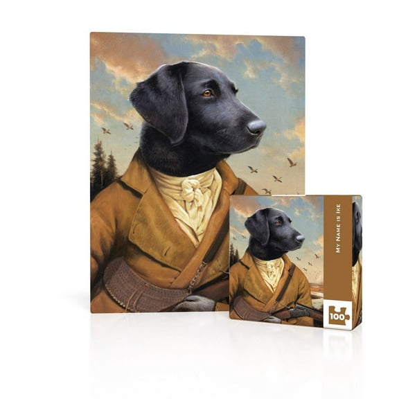 New York Puzzle Company My Name is Ike Mini 100 Piece Mini Puzzle