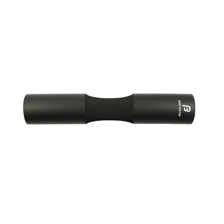 Body Factor Non-Slip  Ergonomic Barbell Pad for Neck  Shoulders  and Hips - Black