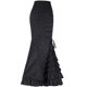 thumbnail image 1 of Falda de sirena Medieval renacentista Vintage para mujer, vestido victoriano gótico de fiesta de Carnaval de Halloween, vestido largo con volantes Bodycon Steampunk, 1 of 5