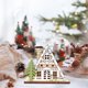 thumbnail image 5 of Adornos navideños Adornos navideños Adornos de luces de madera Manualidades de madera Decoraciones navideñas para fiestas Adecuado para decorar habitaciones y regalar Decoraciones para festivales, 5 of 6
