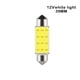thumbnail image 5 of sweethay Luz Interior Universal para coche, luz de lectura para puerta, lámpara trasera, pieza de repuesto, iluminación de alto brillo montada Bombillas para automóviles Luz blanca de 12V 39MM, 5 of 6