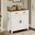 thumbnail image 4 of 31" Buffet Cabinet, Wood Accent Storage Table with 2 Doors, 2 Drawers, Adjustable Shelf, Modern Coffee Bar Station for Living Room, Entryway, Hallway, 4 of 7