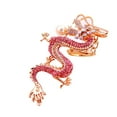 thumbnail image 3 of Dragon Rhinestone Keychain Car Keyring Purse Bag Pendant Decoration Hanging Keychain Accessory Creative Gift (Random Color), 3 of 8