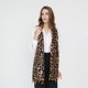 thumbnail image 2 of Bufanda de lino y algodón con borlas que combina con todo y estampado de leopardo multifuncional a la moda 1pc JAMW Sencillez, 2 of 3