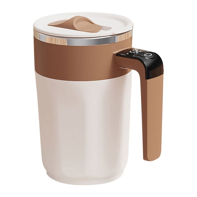 Magnetic Stirring Cup with Smart Temperature Measurement and Automatic Mixing for Coffee Milkshakes
