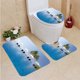 thumbnail image 1 of ABPHQTO Isla de lujo de piscina de agua Juego de alfombras de baño de 3 piezas Alfombra de baño Alfombra de contorno y tapa de inodoro ABPHQTO Cont-CHAPPLE-37891, 1 of 2
