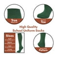 thumbnail image 4 of Sierra Socks Girls’ School Cotton Knee High Socks, Soft Fit, 3-Pack, Uniform Approved, 4 of 4