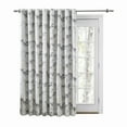 thumbnail image 3 of Mystic Garden Floral Blackout Grommet Patio Panel w/Wand 104x84 Seafoam, 3 of 3
