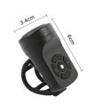 thumbnail image 3 of Ettsollp Bicycle Horn Electric Bicycle Bell High Decibel Waterproof Compact Size Simple Installation Bike Handlebar Horn Replacement Parts Rainproof Bike Horn, 3 of 8