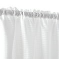 thumbnail image 6 of Curtainking Kitchen Curtains Waffle Textured 36x24 inch for Kitchen Rod Pocket Farmhouse Short Window Curtains, 2 Panels, 6 of 9