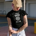 thumbnail image 2 of Distressed Funny Talk Birdie to Me Pun with a Ball & Clubs, Golf Player, Golfing or Golfer Themed Merch Gift, Military Green T-Shirt, Small, 2 of 5