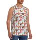 thumbnail image 2 of Balery Colorful Donuts Camisetas sin mangas para hombre, absorbe la humedad y protege contra el mal olor.-3X-Large, 2 of 7