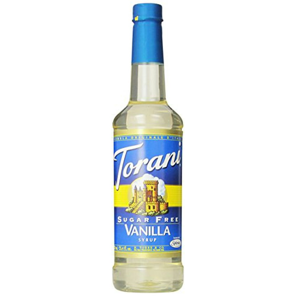 Torani Sugar Free Syrup, Vanilla, 25.4 Ounce (Pack of 4)