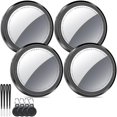 thumbnail image 1 of Etiquetas QCOQ Air Tracker, paquete de 4 unidades, Bluetooth, color negro, Find My, 1 of 8