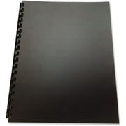 100% Recycled Poly Binding Cover, 11 X 8 1/2, Black, 25/pack | Bundle of 5 Packs