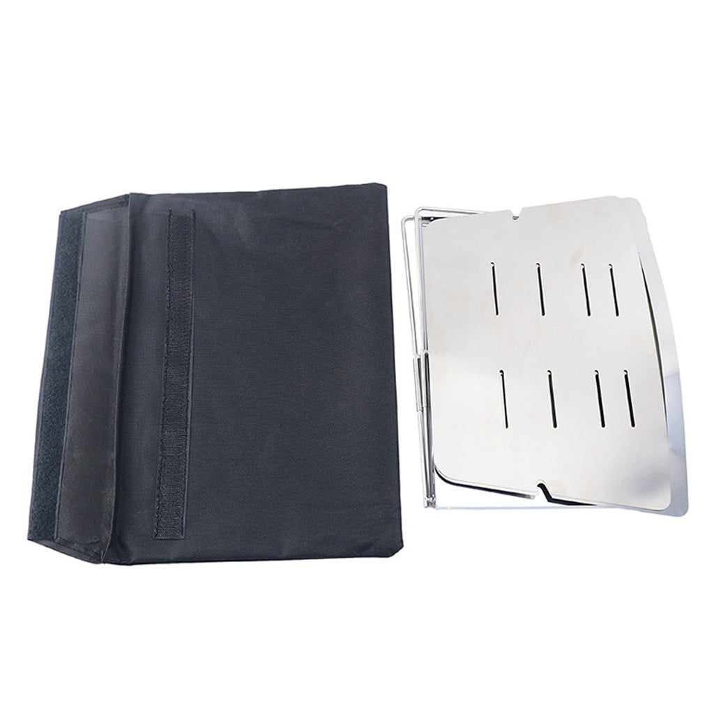 karymi Outdoor Portable Foldable Camping Stove Wood Stove Stainless Steel BBQ Grill Mens Gifts Wholesale
