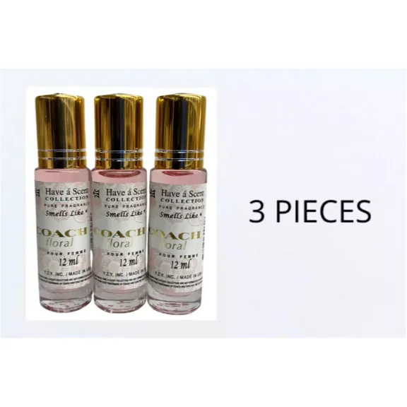 Coach Floral Smell Like Women Roll On Body Oil by YZY Perfume 12 Ml 3x