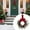 Dark Red, variant on 10" Mini Christmas Wreath,Mini Cabinet Wreaths for Kitchen Christmas Red Berry with Plaid Bow Farmhouse Wreath for Holiday Xmas Party Decorations(Velvet,Dark Red)