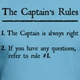 thumbnail image 3 of CafePress - Captain's Rules Fitted T Shirt - Fitted T-Shirt, Vintage Fit Soft Cotton Tee, 3 of 4