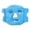 Dark Blue, variant on YAHHU Hot Cold Comress Gel Bead Face Cover Soft Swelling Stress Relief Heat Ice Pack Face Cover for Sleeping Skyblue