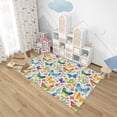 thumbnail image 3 of 3x5 Rug, Butterfly Door Mat Washable Non Slip Soft for Entryway, Girls Rug, Butterflies and Floral Carpet, Butterfly Home Decor & Gifts, 3 of 7