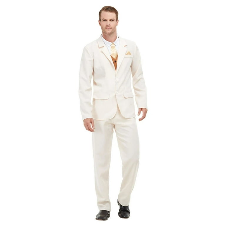 Roaring 20s Gent Costume Adult White Roaring 20s Gent Costume Adult White