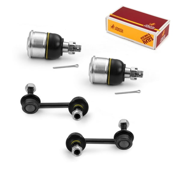 Metrix Premium Chassis Parts - 4 PC L/R Front Sway Bar Stabilizer End Link & L/R Front Lower Ball Joint Kit Fits 08-12 Honda Accord, 10-11 Accord Crosstour, 09-14 Acura TSX, K90456, K90457, K500289