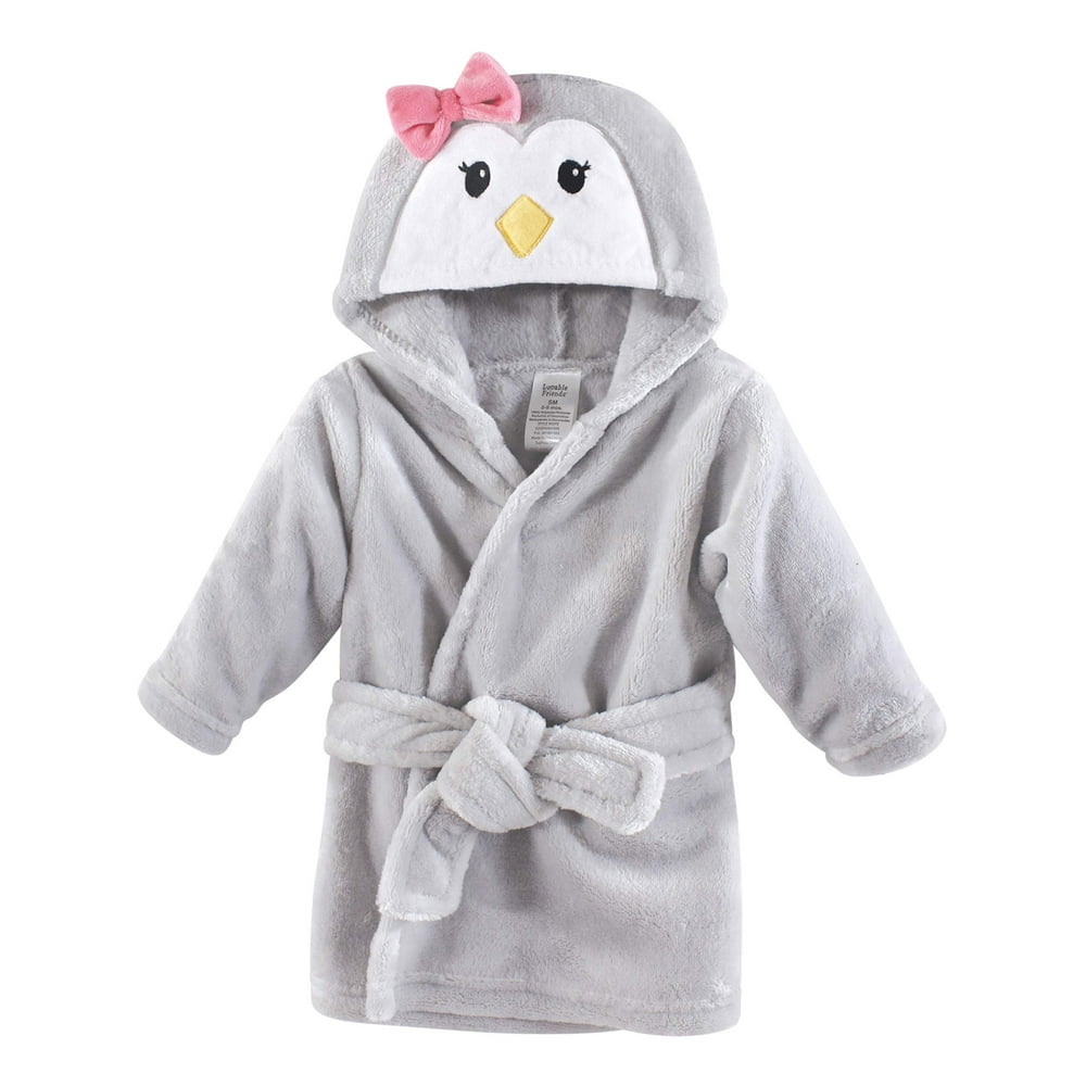 Hudson Baby Animal Plush Bathrobe (Baby Girls)
