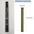 thumbnail image 6 of LED Wall Light Sconce Outdoor Modern Lamp Exterior Light Long Strip Waterproof Steel and Acrylic, 6 of 16