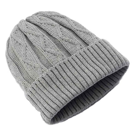 Urban Pipeline Men Cable Knit Beanie Grey One Size (Best Urban Clothing Sites)