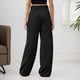 thumbnail image 4 of Pantalones informales elegantes para mujer: diseño recto con bolsillos funcionales, poliéster, comodidad para todas las estaciones, varias tallas., 4 of 5