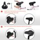 thumbnail image 4 of Sonducket Asiento de bicicleta 3D, asiento de bicicleta grueso, transpirable, súper suave, cojín de asiento de bicicleta, esponja de silicona, Ciclismo, 4 of 6