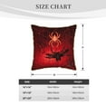 thumbnail image 2 of KLL Black Spider Web With Spiders Decorative Throw Pillow Covers Velvet Soft for Couch Sofa Bedroom Living Room Outdoor (No pillow core)- 18"x18", 2 of 5