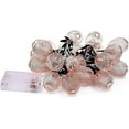 thumbnail image 6 of LWHAO Metal Fairy Lights, Battery Powered Geometric String Lights 10ft 20LED Rose Gold Decoration Light Warm White for Christmas Wedding Birthday Valentine Party Bedroom Indoor, 6 of 9
