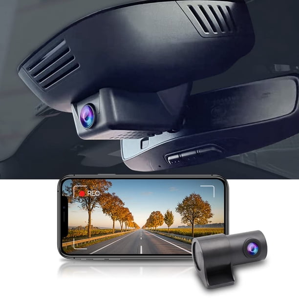 Cámara de salpicadero FITCAMX delantera 4K+trasera 1080P para Polestar 2 2021-2026
