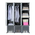 thumbnail image 4 of Work-It! Portable Clothes Closet Rack - 12 Cubes, 4 of 10