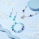 thumbnail image 5 of 600 cuentas de vidrio de 24 colores, 8 mm, redondas, color azul marino, sueltas, para pulseras, collares, manualidades y bisutería de verano., 5 of 5