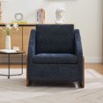 thumbnail image 4 of CQSXDA Modern Chenille Fabric Upholstered Armchair in Elegant Color with Cushioned Seat for Living Room or Bedroom, 4 of 15