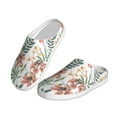 thumbnail image 2 of Lsque Lilies Flowers Pattern Womens Comfort Cotton on Scuff With Memory Foam and Anti-skid Sole Slipper-39/40, 2 of 7