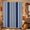 Blue, Navy, variant on Purple Stripe Shower Curtain Set - Extra Long 72" x 96" Washable Bathtub Curtain with 12 Hooks, Boho Striped Modern Minimalist Geometric Lines Waterproof Fabric Stall Shower Curtains for Bathroom