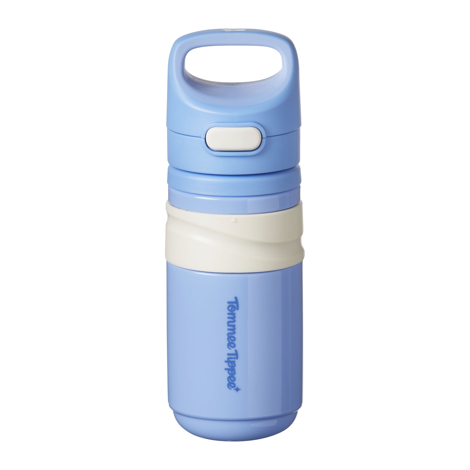 Tommee Tippee Insulated Flip Top Toddler Sporty Water Bottle, 1–3y, 11oz, Spill-Proof, Blue, 1 Pack