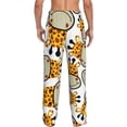 thumbnail image 3 of Bingfone Giraffes Head Mens All Over Print Sleep Pajama Pants-Small, 3 of 9