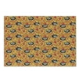 thumbnail image 1 of Hedgehog Cutting Board, Happy Hedgehog Characters and Apples in Autumn Forest Covered with Leaves, Decorative Tempered Glass Cutting and Serving Board, Small Size, Orange Coral Taupe, by Ambesonne, 1 of 1